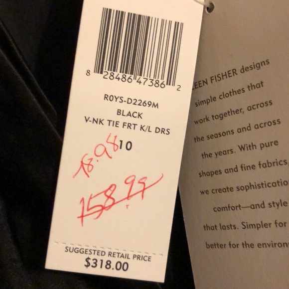 Eileen Fisher dress size 10 NWT - Picture 3 of 3